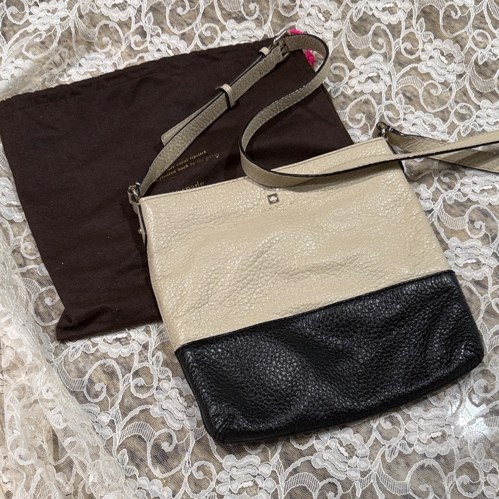 Kate Spade Two-Tone Black and Cream Women's Bag